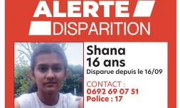 Shana, 16 ans, est portée disparue depuis ce samedi 16 septembre
