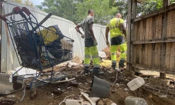 moustique nettoyage vid fond de kour ravine à marquet