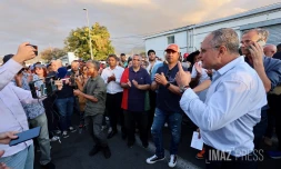 [Photos - Vidéo] Pour une augmentation de leur marge : les gérants de stations-service en colère mobilisés devant la SRPP
