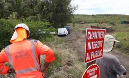 Bois Blanc : des engins de chantier sur la carrière