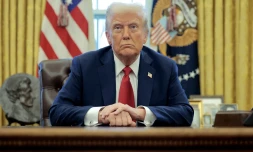 Donald Trump dans le bureau ovale le 30 janvier 2025 - CHIP SOMODEVILLA / GETTY IMAGES NORTH AMERICA / Getty Images via AFP