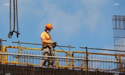 masque sur chantier 
