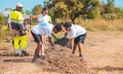 Le Port : les élèves du lycée Léon Lépervanche en action pour la préservation de leur patrimoine
