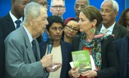 Paul Vergès et Ségolène Royal