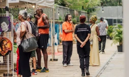 Saint-Denis : les artistes de la Barre F à l’honneur au marché de noël