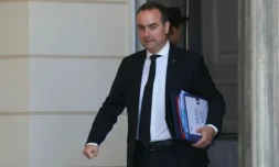 Le Premier ministre Sébastien Lecornu à la sortie de l'Elysée, le 9 juillet 2026 à Paris ( AFP / Thomas SAMSON )