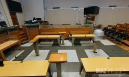 salle de la cour assises , tribunal