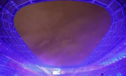 Le spectacle de clôture des Jeux paralympiques de Paris, au Stade de France à Saint-Denis, le 8 septembre 2024. ( AFP / Thibaud MORITZ )