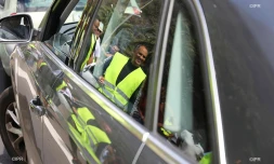 boulevard Lancastel bloqué par les Gilets jaunes