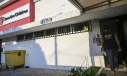 The Guatemalan attorney general's office on Thursday raided the offices of an international non-governmental organization as part of an investigation into alleged abuses against children, an official said. ( AFP / JOHAN ORDONEZ )