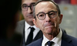 Le nouveau ministre de l'Intérieur, Bruno Retailleau, à La Courneuve, en Seine-Saint-Denis, le 23 septembre 2024 ( AFP / Dimitar DILKOFF )