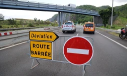 route du littoral fermée 