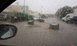 Rue inondée au chaudron