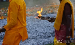Marche sur le feu le Port 