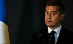 Gerald Darmanin à Saint-Etienne-du-Rouvray, le 26 juillet 2021