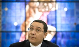 Le Premier ministre roumain Victor Ponta, le 9 juin 2015 à Bucarest