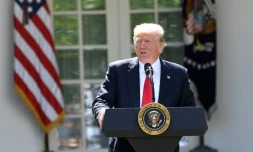 Donald Trump, le 1er juin 2017, à Washington