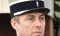 Photo prise en 2018 fournie par la gendarmerie nationale, de l'officier gendarme Arnaud Beltrame mort le 24 mars 2018 dans le cadre des attaques de Carcassonne et Trèbes