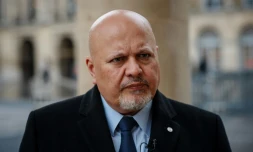 Le procureur de la Cour pénale internationale (CPI) Karim Khan à Paris le 7 février 2024 