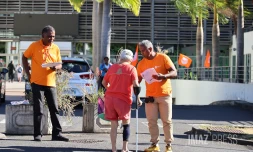 Manifestation du CFDT devant le CHU