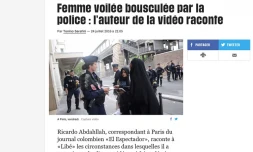 VIDEO - Une jeune maman voilée bousculée par un policier