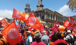 mobilisation, manifestation, intersyndicale, interprofessionnelle, défilé, Saint-Denis, 24 octobre