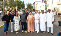 Saint-Paul : Huguette Bello a participé au repas de coupure du jeûne