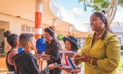 Des agendas scolaires distribués aux élèves du Port [?]