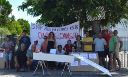 Rivière Saint-Louis, Ouaki, antenne relais, projet, riverains, protestation