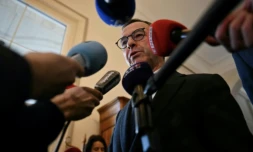 Le ministre de l'Intérieur Bruno Retailleau au Havre, en Seine-Maritime, le 13 janvier 2025 ( AFP / LOU BENOIST )