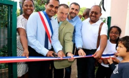 Inauguration du jardin partagé SHLMR Portail