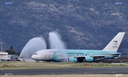 L'avion A380 à la Réunion
