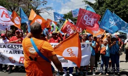 mobilisation de l'intersyndicale de la fonction publique à la prefecture 