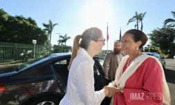 Aurore Bergé rencontre Huguette Bello