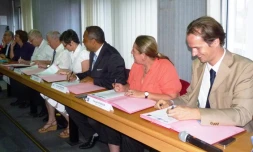 Signature convention cadre CHU/UFR Santé/URPS