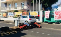 SDIS, sapeurs-pompiers, grève, blocage, route barrée