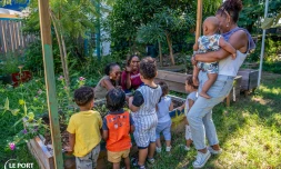 Le Port : journée au jardin pour les marmailles