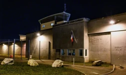La maison d’arrêt de Lyon-Corbas, où un homme s’est évadé avec la complicité de son codétenu, le 11 juillet 2025. A Corbas (Rhône), le 20 février 2019. JEFF PACHOUD/AFP 