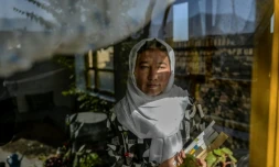 Amena, lycéenne privée de cours, à Kaboul, le 14 octobre 2021