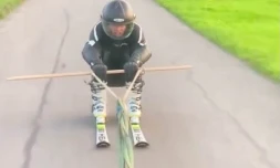 Maurice grob skieur 