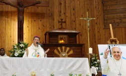 messe hommage au pape Francois 