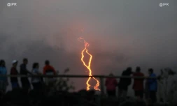 Piton de la Fournaise, éruption, volcan, 13 août 2019, route des laves, RN2