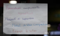 fermeture pour cause de mobilisation 