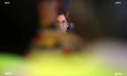 Annick Girardin devant les gilets jaunes en Préfecture