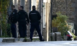 Des gendarmes enquête pour retrouver l'adolescente disparue Morgane Rivoal, 13 ans, autour de Pabu, dans les Côtes-d'Armor, le 2 décembre 2024