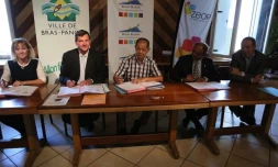 Bras-Panon fibre optique