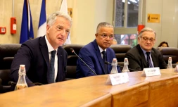 Cyrille Melchior reçoit Hervé Gaymard, Président du Conseil départemental de Savoie