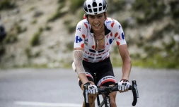 Le Français Warren Barguil lors de la 17e étape du Tour de France, le 19 juillet 2017