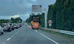 Sainte-Suzanne : accident sur la quatre voies en direction de l'est