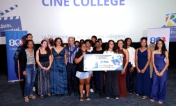 Département : le collège Raymond Vergès remporte le premier prix du Ciné collège